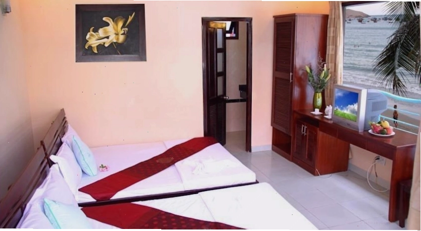 Nội thất phòng ngủ 4 người Sóng Biển Xanh Resort