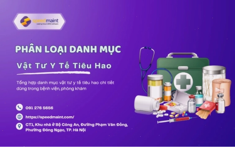 Phân loại danh mục vật tư y tế tiêu hao cập nhật mới nhất