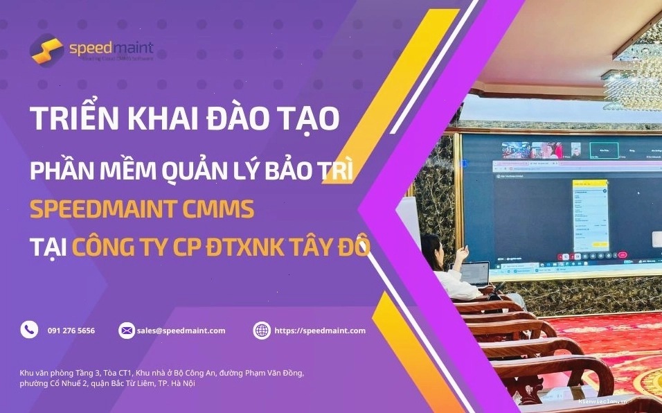 Phần mềm quản lý bảo trì CMMS hỗ trợ quản lý vật tư y tế