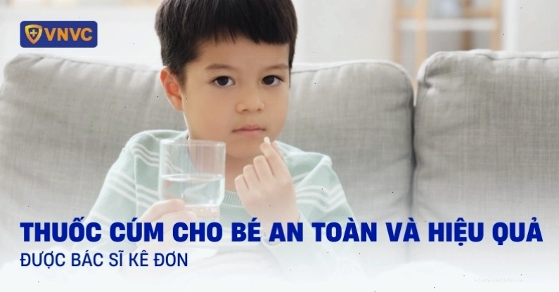 Phòng tránh cúm cho trẻ em