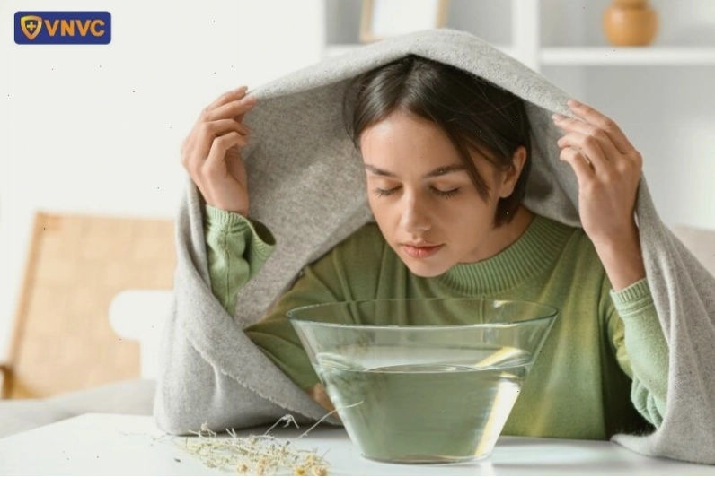 Phương pháp xông hơi giúp giảm triệu chứng cảm cúm