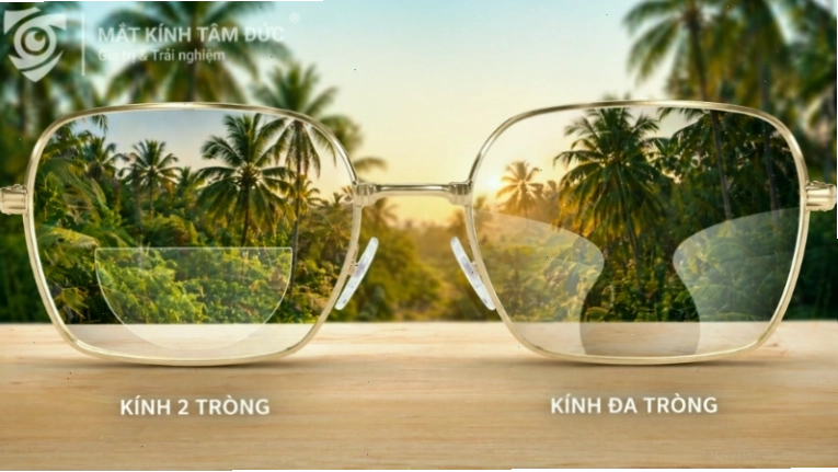 So sánh kính đa tròng và kính hai tròng