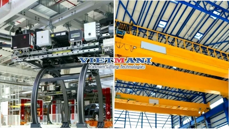 So sánh monorail với cầu trục
