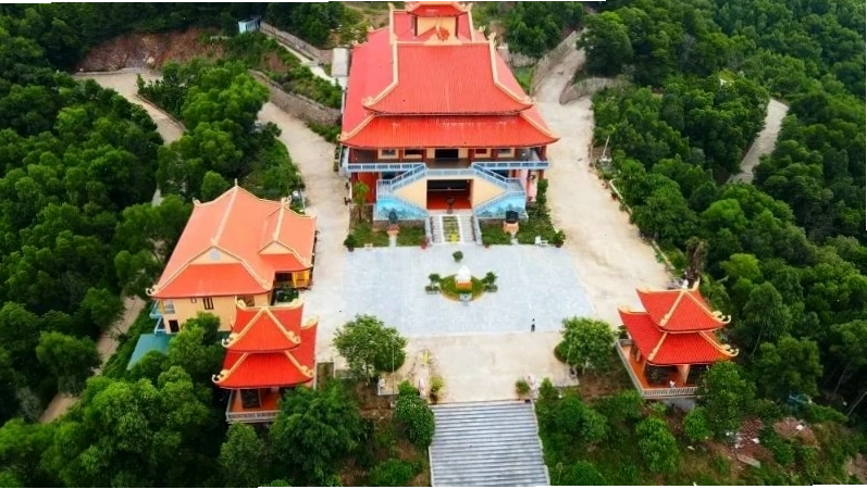 Thiền viện Trúc Lâm Phượng Hoàng nhìn từ trên cao