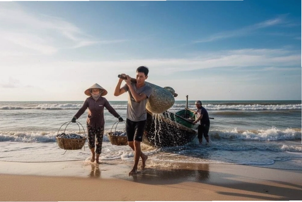 Trải nghiệm cuộc sống ngư dân tại vùng biển Cửa Tùng