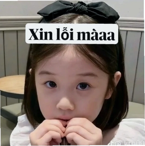 Meme chế em bé bối rối tạo cảm giác chân thành đầy rõ rệt