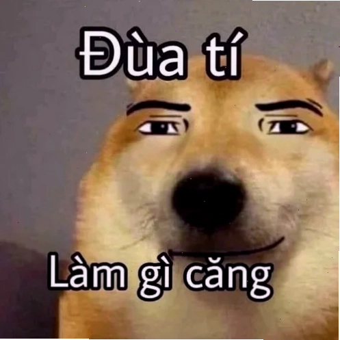 Meme hài nụ cười gượng mang chút ngại ngùng rất duyên