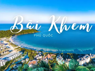 Bãi Khem - Đẹp mê hồn với làn nước xanh và bãi cát mịn