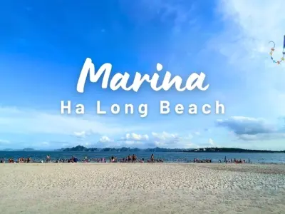 Hòa mình thiên nhiên tại bãi biển Marina xanh mát