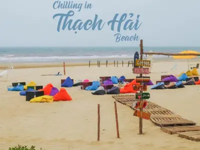 Biển Thạch Hải - Góc bình yên nép mình bên bờ cát trắng