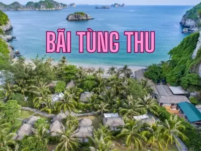 Trải nghiệm bãi biển Tùng Thu bình yên và trong lành