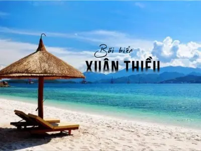 Chiêm ngưỡng hoàng hôn rực rỡ tại bãi biển Xuân Thiều