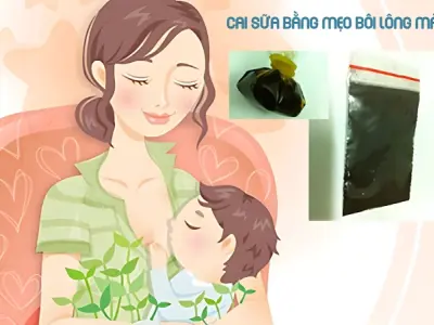Mẹo cai sữa bằng bôi lông mày an toàn cho mẹ và bé tại nhà