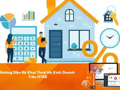 Hướng dẫn kê khai thuế hộ kinh doanh trên HTKK từng bước