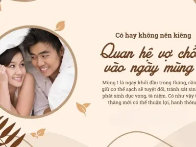 Mùng 1 quan hệ có bị sao không theo quan niệm dân gian