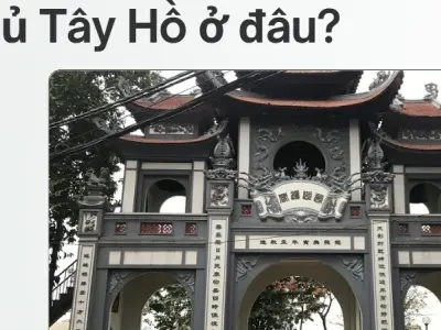 Phủ Tây Hồ ở đâu? Bí mật về ngôi đền nổi tiếng giữa lòng Hà Nội