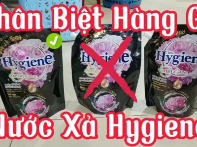 Cách phân biệt nước xả Hygiene thật giả qua bao bì và mùi hương