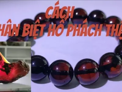 Cách phân biệt hổ phách thật giả - Mẹo nhỏ từ chuyên gia đá quý