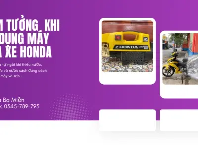 Hé lộ hiểu lầm thường gặp về máy rửa xe Honda Ba Miền